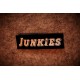 Junkies - Logo felvarró