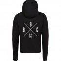 Bagossy Brothers Company - Farkas fekete kapucnis cipzáros pulóver