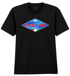 Exatlon Hungary fekete női és férfi póló