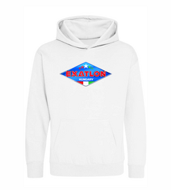 Exatlon Hungary fehér gyerek kapucnis pulóver