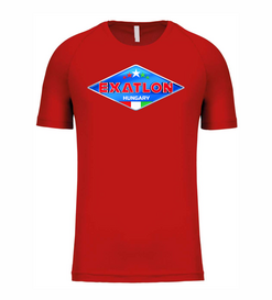 Exatlon Hungary Piros Gyerek Technikai Póló